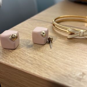 Kate Spade Bangle Bracelet & Earrings ♠️🎀